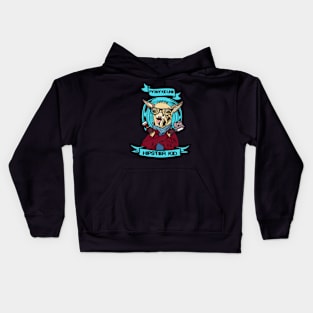 Hipster Kid Kids Hoodie